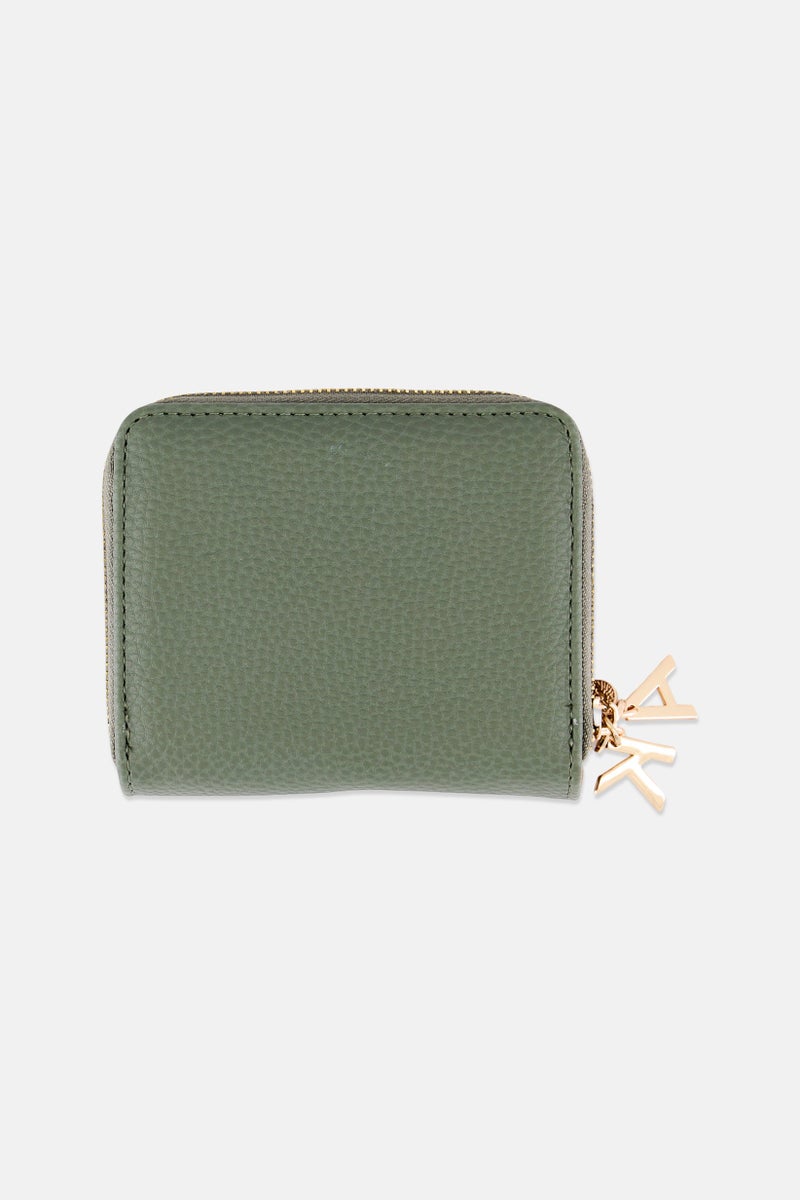 ANNE KLEIN Women Brand Logo Multi Purpose Wallet, Olive - Image 2