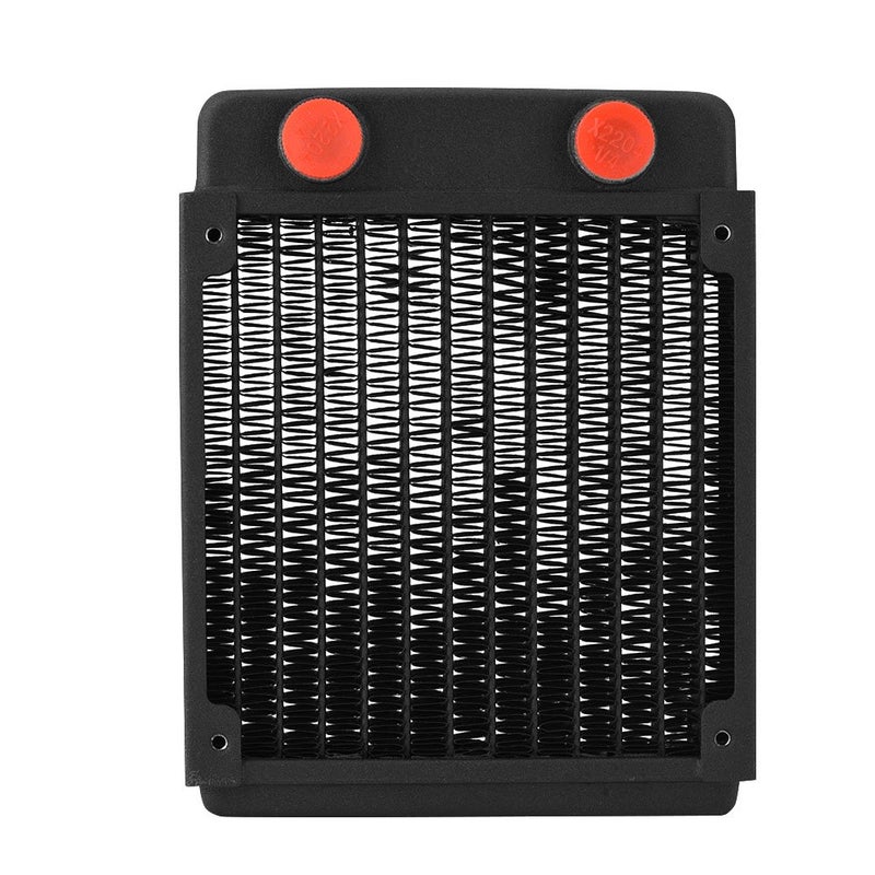 Copper Radiator Heat Sink, Water Cooling Radiator for PC Liquid Cooling System, High Performance Liquid Heat Exchanger with G1/4 Port for Computer LED 3D Printer (120mm) - Image 5