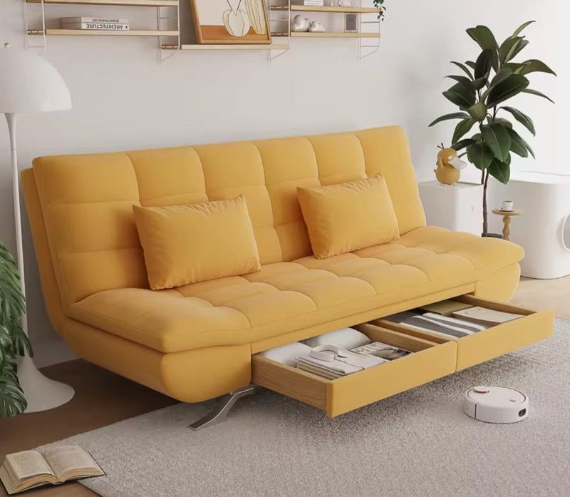 Cozy Homes Modern Convertible Sofa Bed with Storage - Image 1
