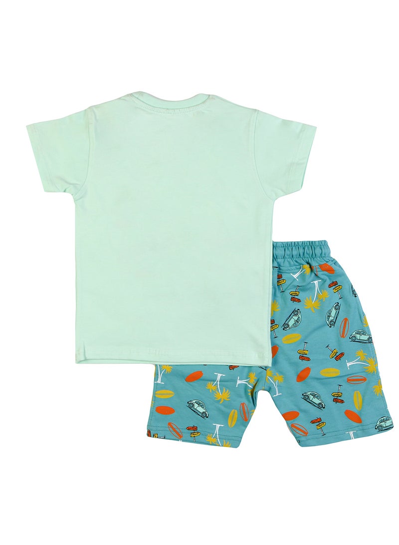 Zercon Summer Pajama Set for Boys - Summer Set for Boys - Image 3