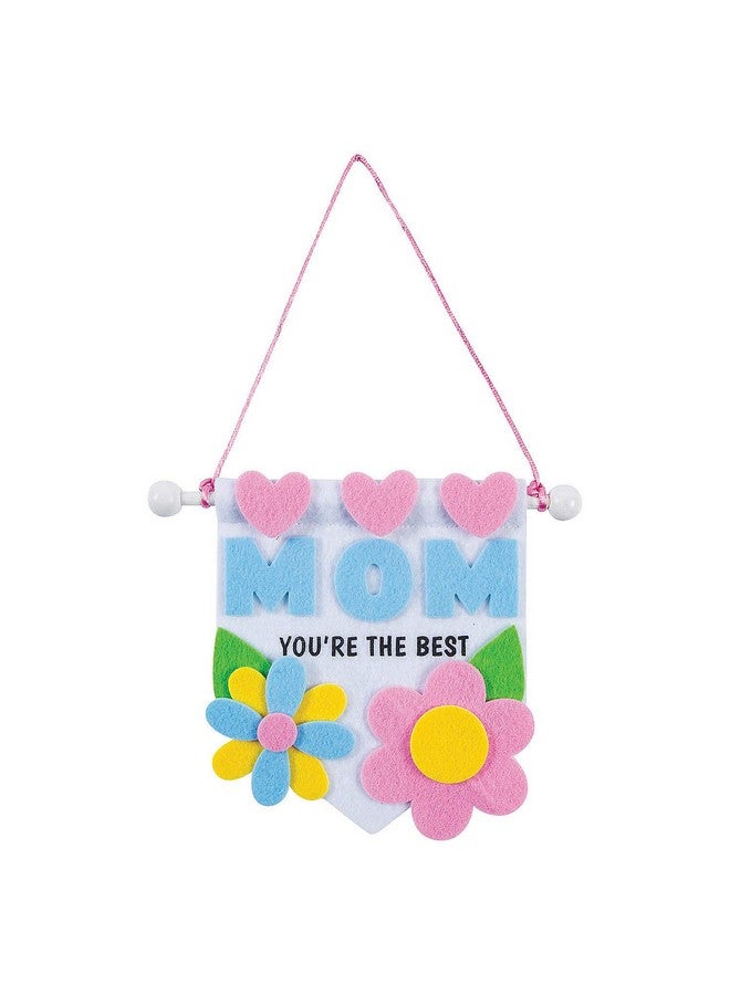 Fun Express Mini Mother’s Day Banner Craft Kit - 12 Pc. - Image 1