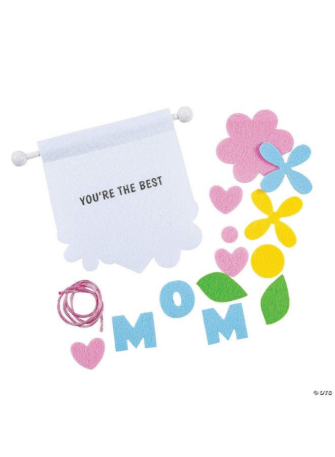 Fun Express Mini Mother’s Day Banner Craft Kit - 12 Pc. - Image 2