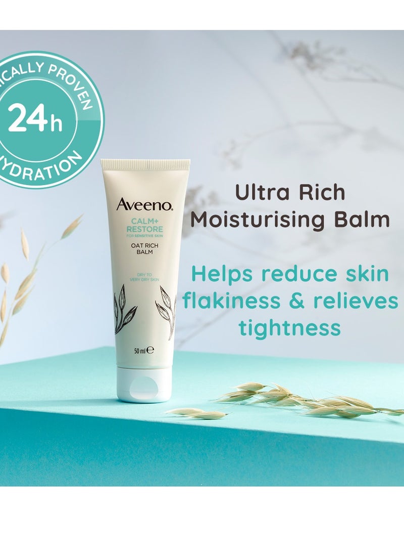 Aveeno Face Calm+Restore Oat Rich Balm 50ml - Image 3