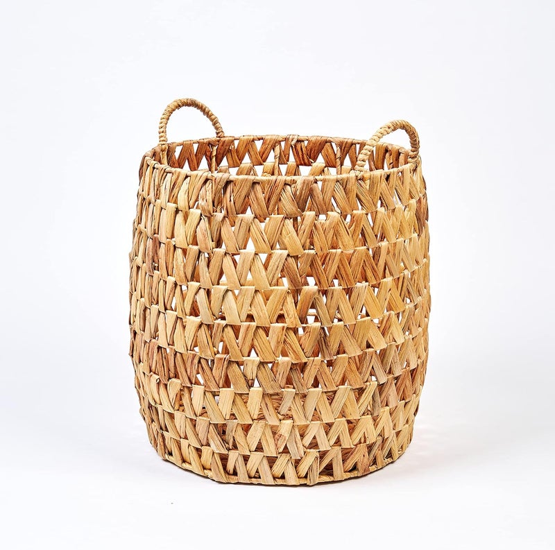 Homesmiths Medium Water Hyacinth Storage Basket - Image 3