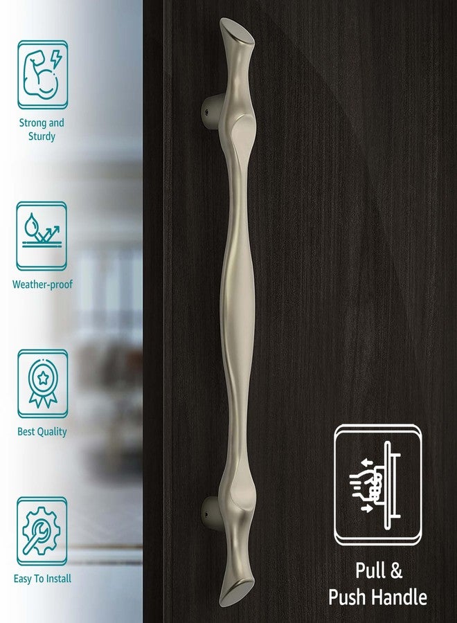 Plantex Oscar Heavy Duty Main Door Handle/17 inches Door Handle for Main Door/Pull Push Door Handle/3 Years Warranty Pack of 1 (308-Satin White Finish) - Image 2