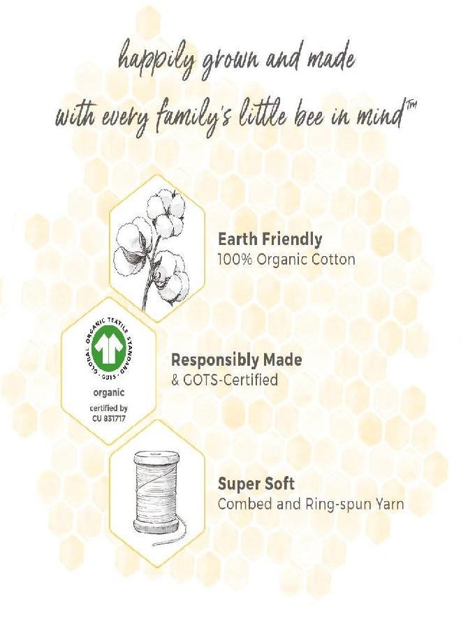 Burt's Bees Baby - Burt's Bees Baby Unisex Baby Gift Set - Reversible Jersey Blanket, Adjustable Infant Booties & Plush Toy, 100% Organic Cotton Essentials Bundle - Image 1