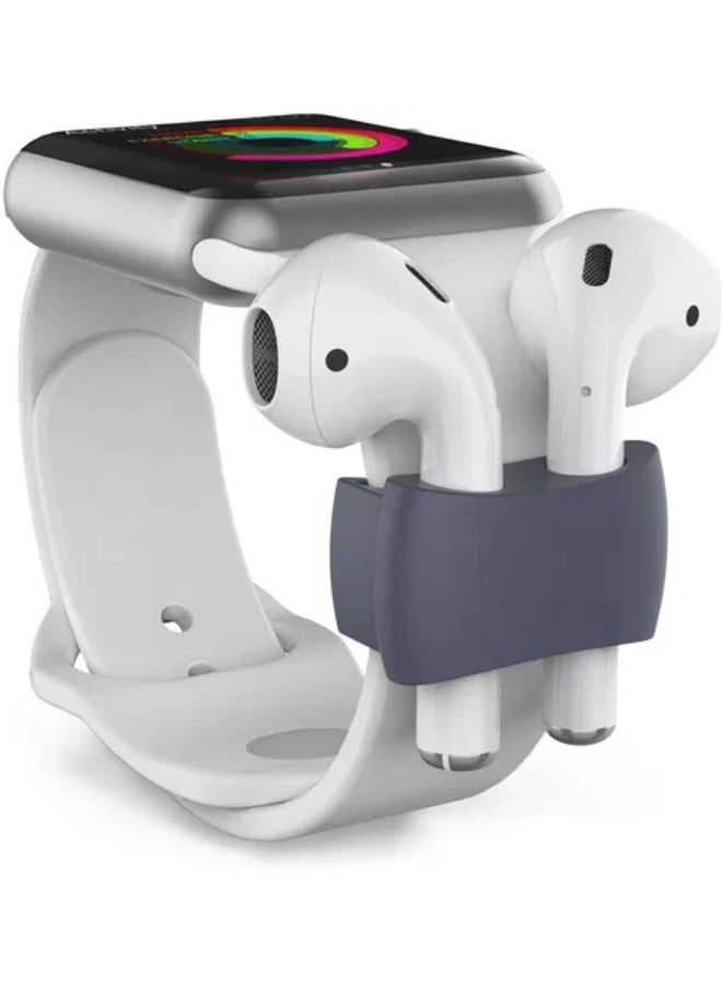 AirPods Watch Band Holder - Compatible with AirPods Pro, AirPods 2, and AirPods 1 - Navy  - Image 1