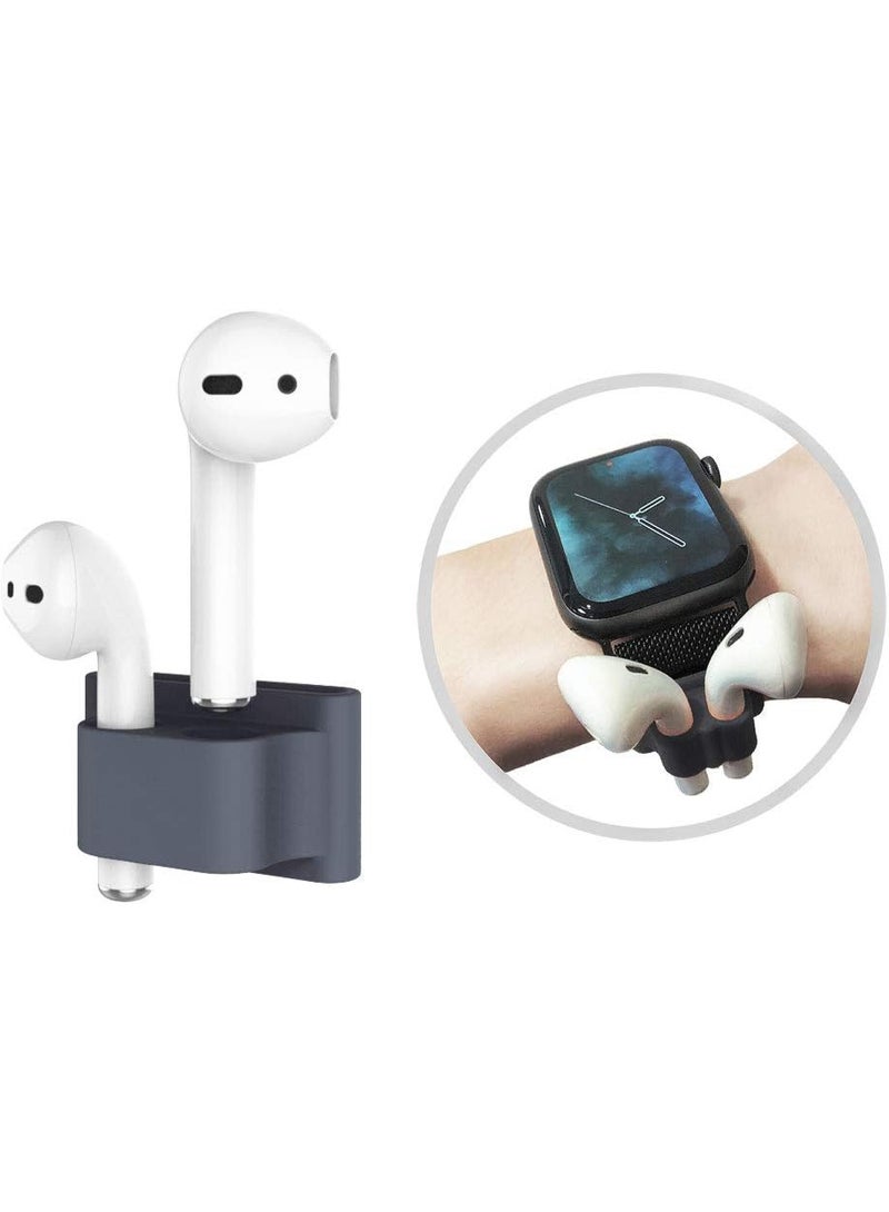 AirPods Watch Band Holder - Compatible with AirPods Pro, AirPods 2, and AirPods 1 - Navy  - Image 2