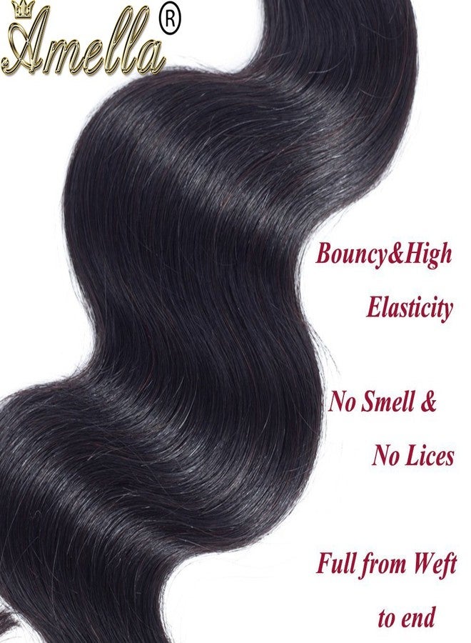 Amella Hair 8A Brazilian Virgin Hair Body Wave 1 Bundles 100% Unprocessed Brazilian Body Wave Remy Human Hair Extensions (18inch) - Image 5