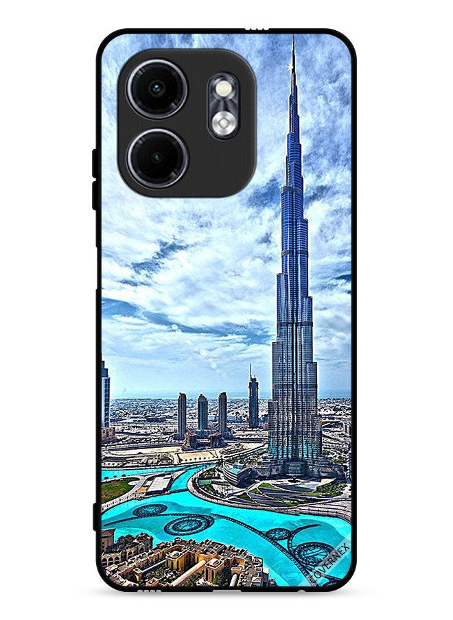 Covernex Infinix Smart 9 4G Protective Case Cover Burj Khalifa Tower Touching Clouds  - Image 1