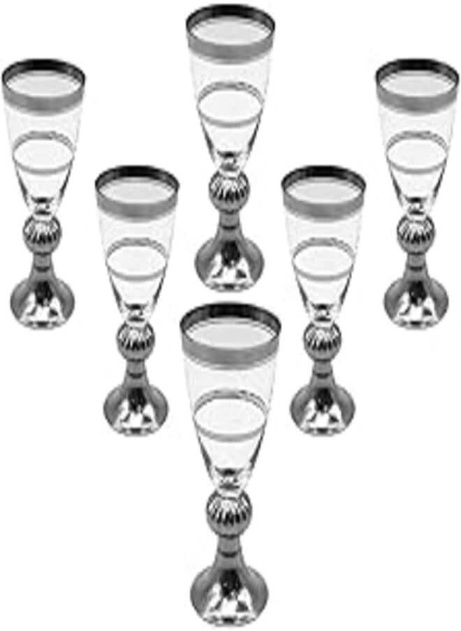 segaey Segaey VIRGINIA Platinum Juice Glass143874 /Elegant design, Trusted Brand, Attractive shape of Sparkling Drink, Soft Drink, Smoothies, Juices, Cocktails/High Quality Materials 