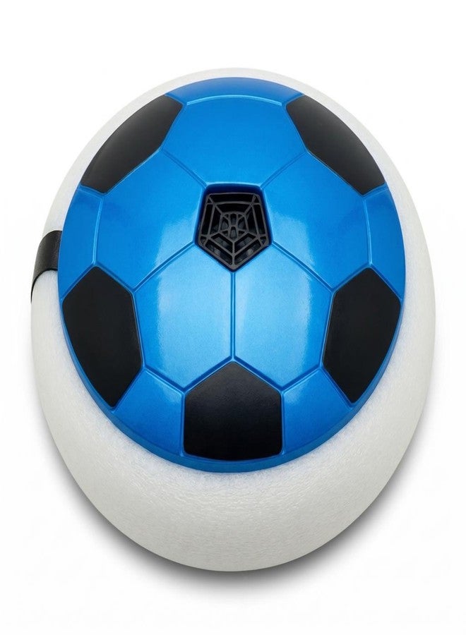 LIVEVIE Hover Soccer Ball for Kids – Rechargeable Air Floating Soccer Disk with Soft Foam Bumper – Type-C Charging – Indoor Soccer Toy & Gift for Boys & Girls Age 3-12 (Blue) - Image 1