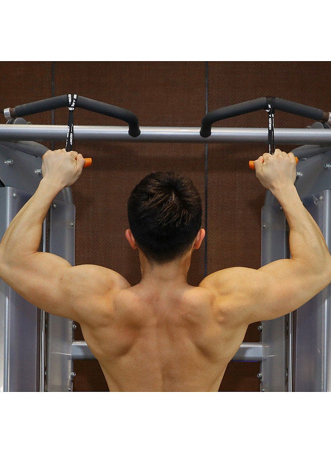 Generic High Strength TPE Gym Resistance Band Handle Grips Weight Lifting Training Grip Strength Sling Trainer  - Image 3