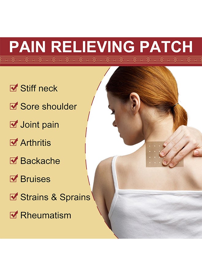 Sefudun - Pain Relieving Patches, Chinese Tiger Patch, Tiger Balm For All Parts Of Body, Shoulder Pain, Back Pain, Knee Pain, Arthritis Pain, Bone Pain Relief Back Pain Patch, Targeted Pain Relief (20 Patches) - Image 1