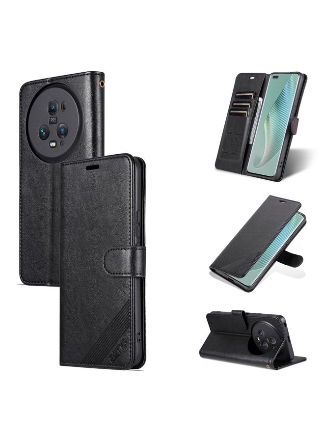 Case For Honor Magic5 Sheepskin Texture Flip Leather Phone Case