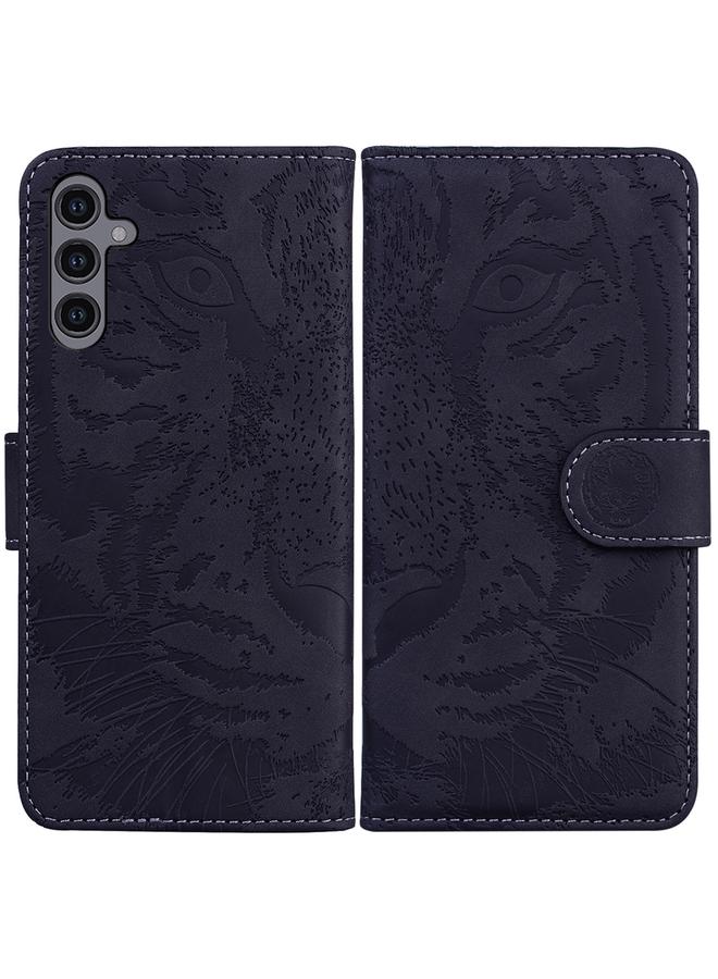 اس-توب جراب لهاتف Samsung Galaxy A24 4G من الجلد بنقشة النمر - Image 1