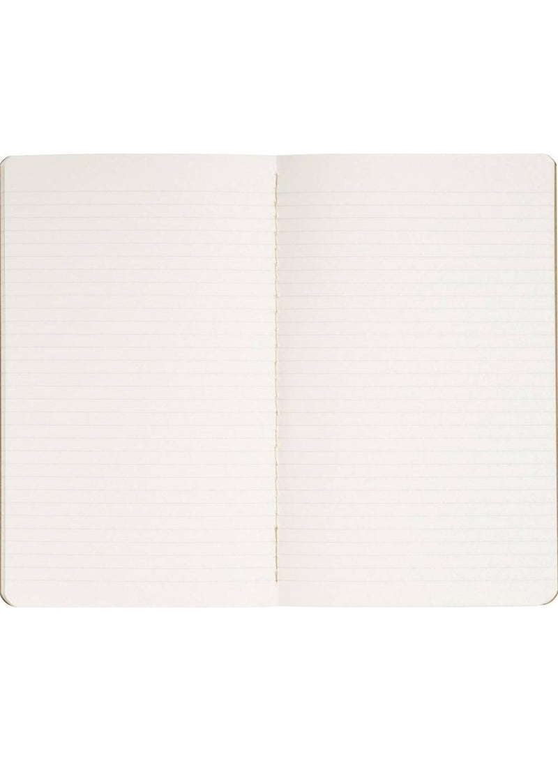 MOLESKINE Cahier Journal Large Size Plain Pages Kraft Brown Cover 64 Pages - Image 2