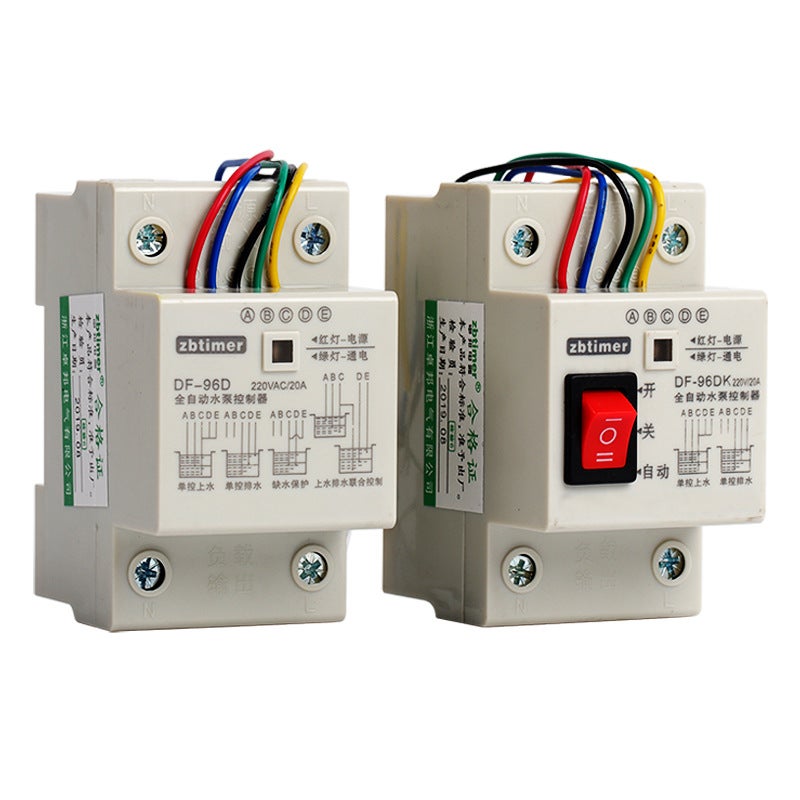 Guide Rail Water Level Controller Df-96D Water Tower Well Pool Water Pump Automatic Pumping Intelligent Power Control Switch - Image 3