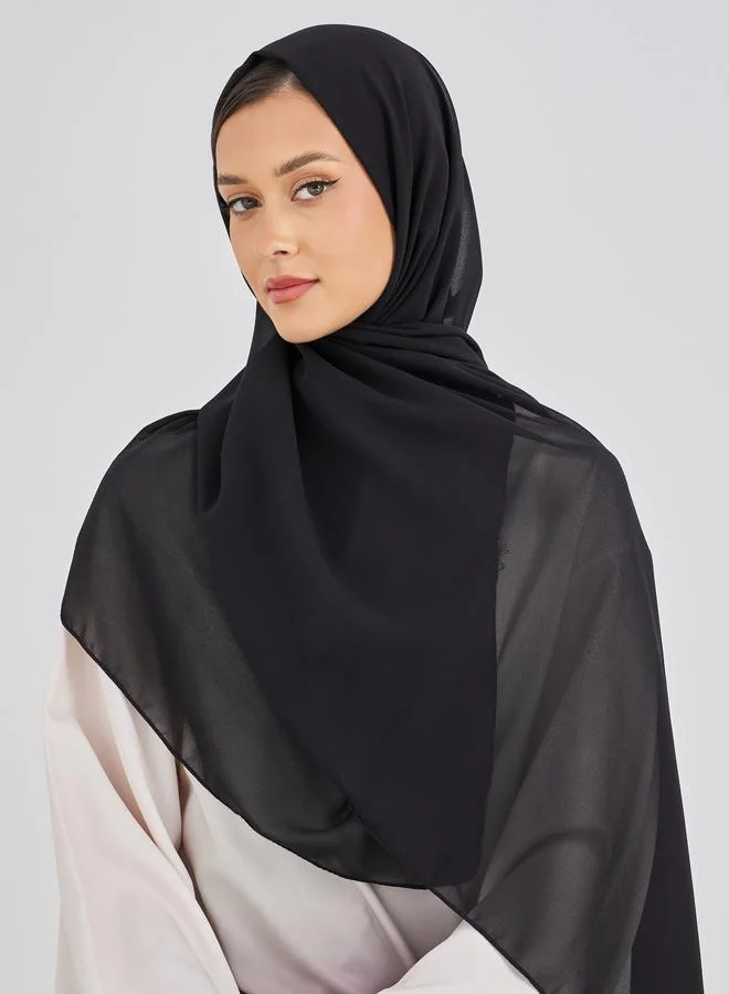 ستايلي Styli Solid Chiffon Hijab