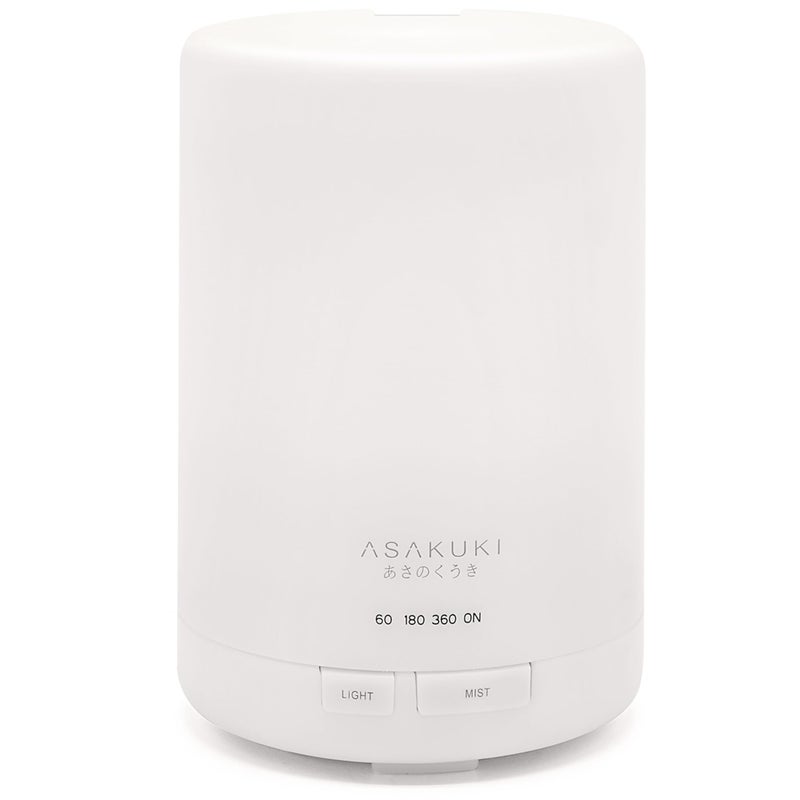 ASAKUKI Essential Oil Diffuser, 5-in-1 Quiet Humidifier, Home Fragrance Aroma Diffuser with 7 LED Color Changing Light and Auto-Off Switch (Pure White) - Image 1