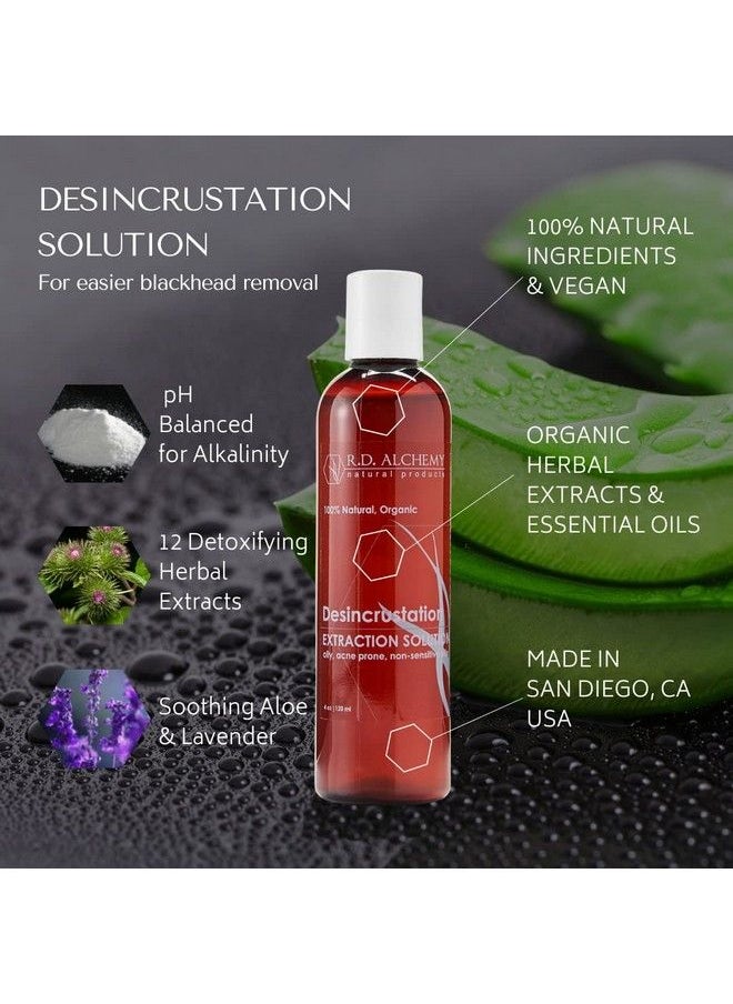 rd alchemy natural products - Rd Alchemy Desincrustation Solution / Scaling Fluid To Help Soften And Open Pores Remove Blackheads And To Make Blackhead Extractions Easier. For Use By Everyone Including Professionals & Estheticians - Image 1