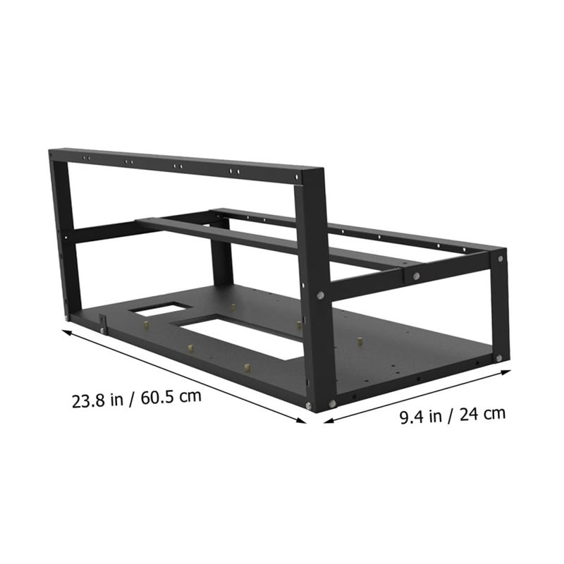 Open Frame GPU Mining Rig Case 8 GPU Computer Bracket for Enhanced Cooling External Accessory - Image 3