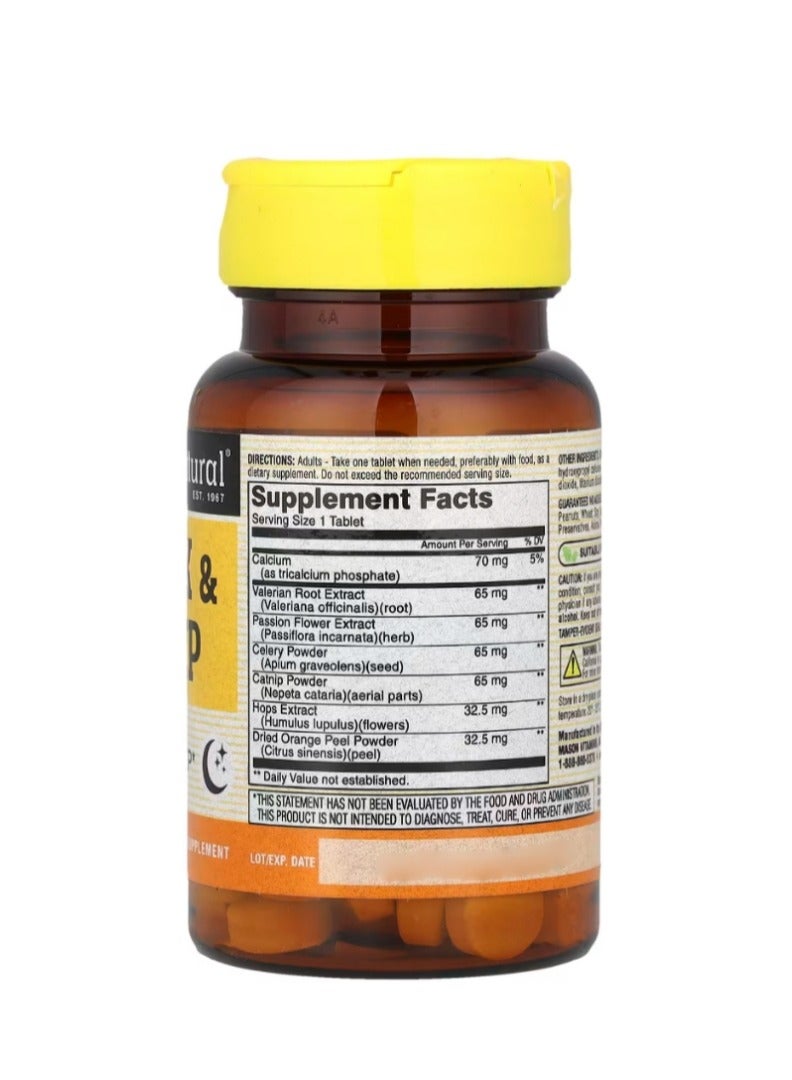 Mason Natural Relax & Sleep 90 Tablets - Image 2