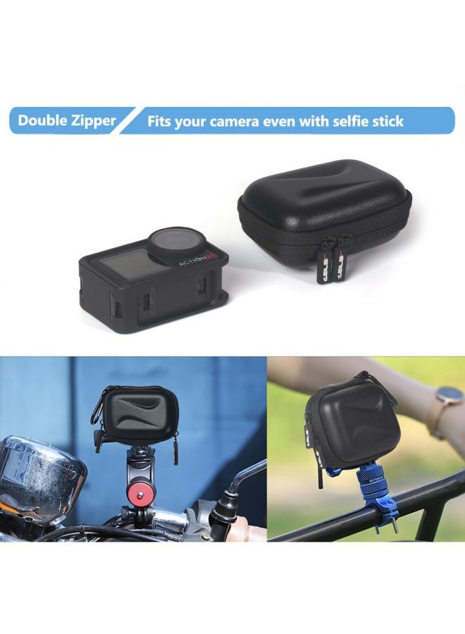 JSVER Carrying Case for GoPro Hero 13/12/11/10/9/8/7/6/5/4/3 ，DJI Osmo Action (Black) - Image 5
