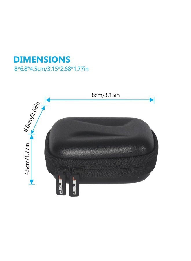 JSVER Carrying Case for GoPro Hero 13/12/11/10/9/8/7/6/5/4/3 ，DJI Osmo Action (Black) - Image 3