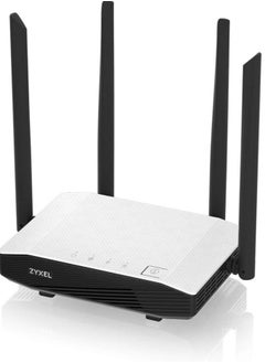 ACCESS POINT ZYXEL WIRELESS 4 PORT GIGABIT NBG6615 AC1200 MU-MIMO Dual-Band Wireless For Blazing Fast Multimedia Streaming 2.4 GHz - 5 GHz