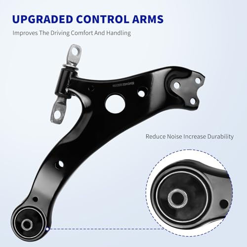 LCWRGS Front Lower Control Arm Compatible with Toyota Camry 2007 2008 2009 2010 2011, Suspension Kit Lower Ball Joints Inner Outer Tie Rods Front & Rear Sway Bars - 12pcs - Image 4