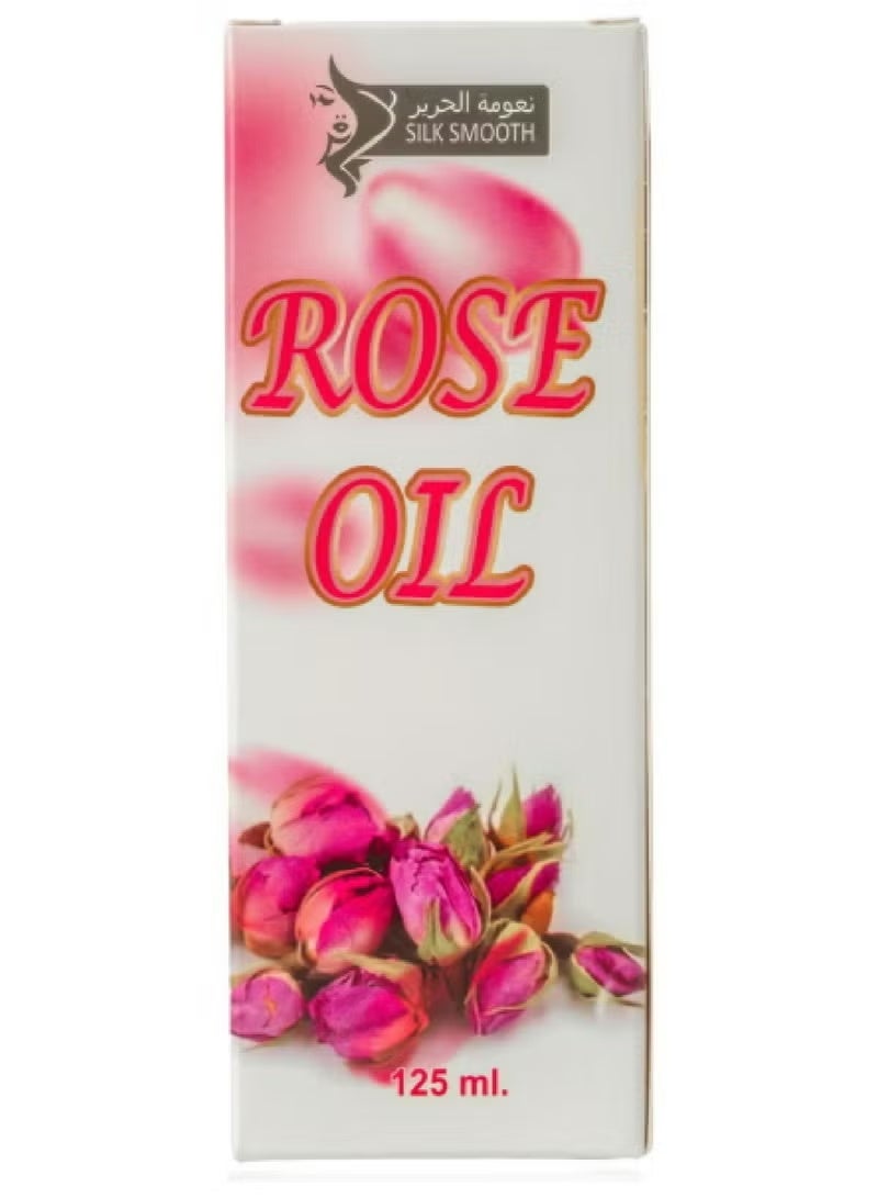 SILK SMOOTH Pure Rose Oil for Skin and Hair Oil 125ml