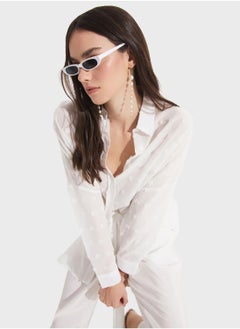 JUNE Textured Button Down Shirt  - Image 4