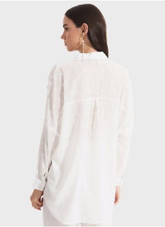 JUNE Textured Button Down Shirt  - Image 2