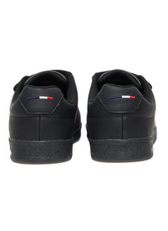 U.S. Polo Assn. Women's Black Low-Top Casual Sneakers with Triple Velcro Strap - Sleek Everyday Style and Comfort for Effortless Wear  - Image 5