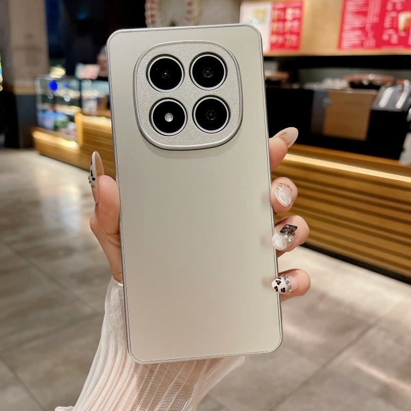 غطاء واقي بTPU لـ Redmi Note 14 مع حماية من السقوط وتغطية كاملة مع مقاوم للصدمات مع ملمس غير لامع باللون أزرق من مادة TPU أثناء التنقل للطاولة سهل الحمل - Image 2