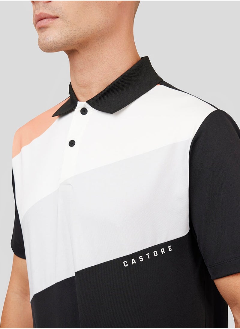 CASTORE - Onyx Golf Colourblock Polo - Image 1