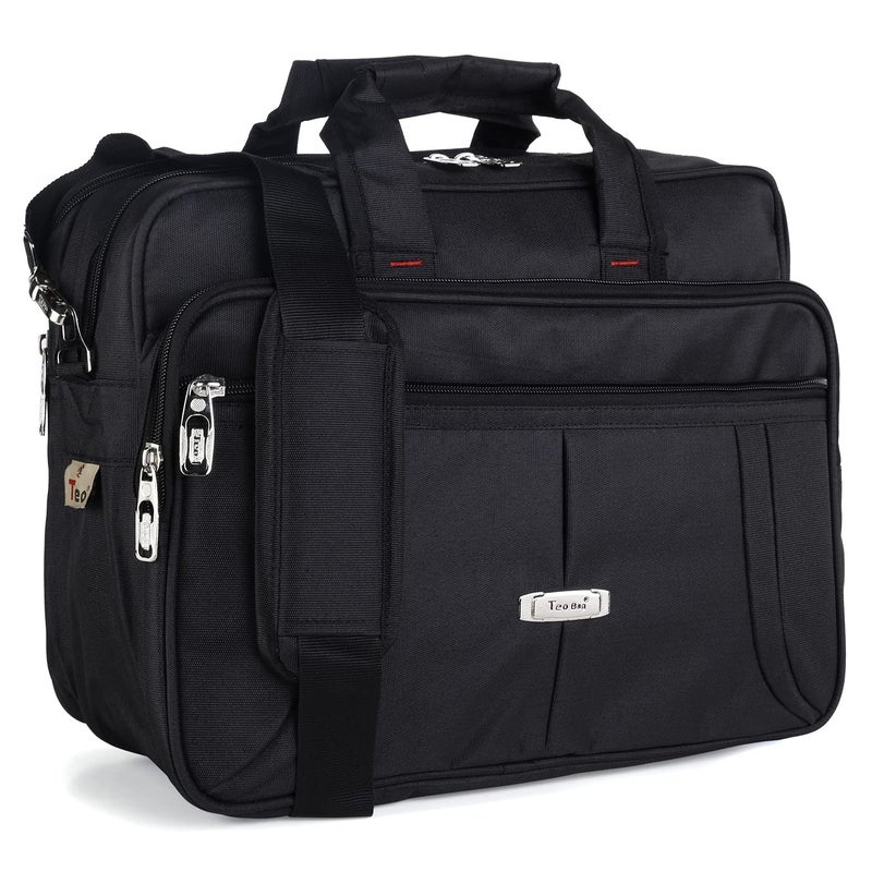 Teo Bag Teo 14 Inch Small Size Multipurpose Polyester Black Office Use Electrician Technician Service Engineer PlumberCarpenter Tool Bag Strong and Durable - Image 1