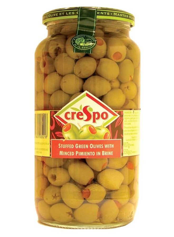 Crespo Green Olive Stuf. With Pimento Paste  907g