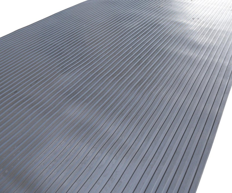 BDK GMT330 Black 8' x 4' Flex Tough Garage Thick Heavy Duty Rubber Floor Mat/Protector for Garage, Shop, Parking, Patio, Entrance, 1 Pack - Image 3