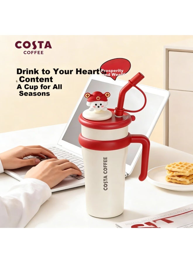 Costa New Arrival "rumored To Be Very Effective" Jumbo Capacity Insulated Straw Water Bottle For Men And Women Gift - Image 1