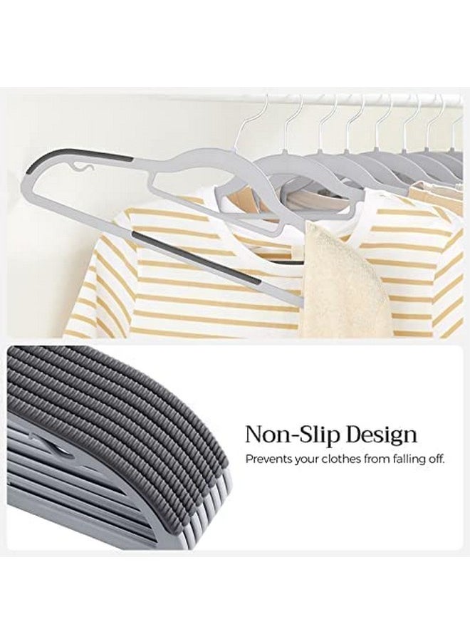 Golden Bird Golden Bird Plastic Hangers Non-Slip Plastic Hangers Premium Suit Hangers Ultra Thin Space Saving 360 Degree Swivel Hook Clothes Hangers Plastic Hanger for Suits, Coats, Jackets, Pants, Dress (30)  - Image 5