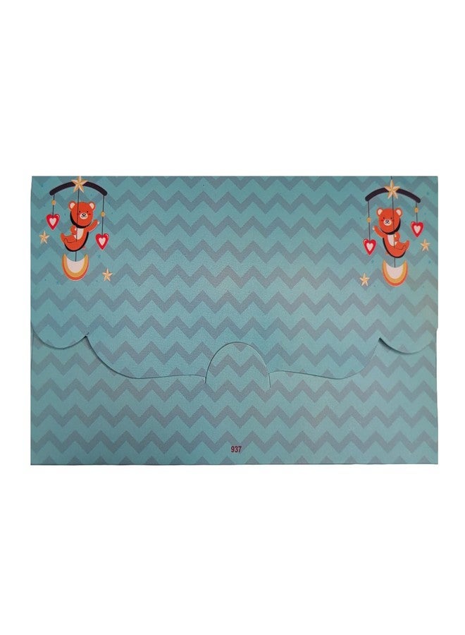 Fonsie cash shagun fancy design envelopes pack of 30 for gifting money on wedding gift, baby shower gift, shagun, family gatherings(Blue). - Image 2