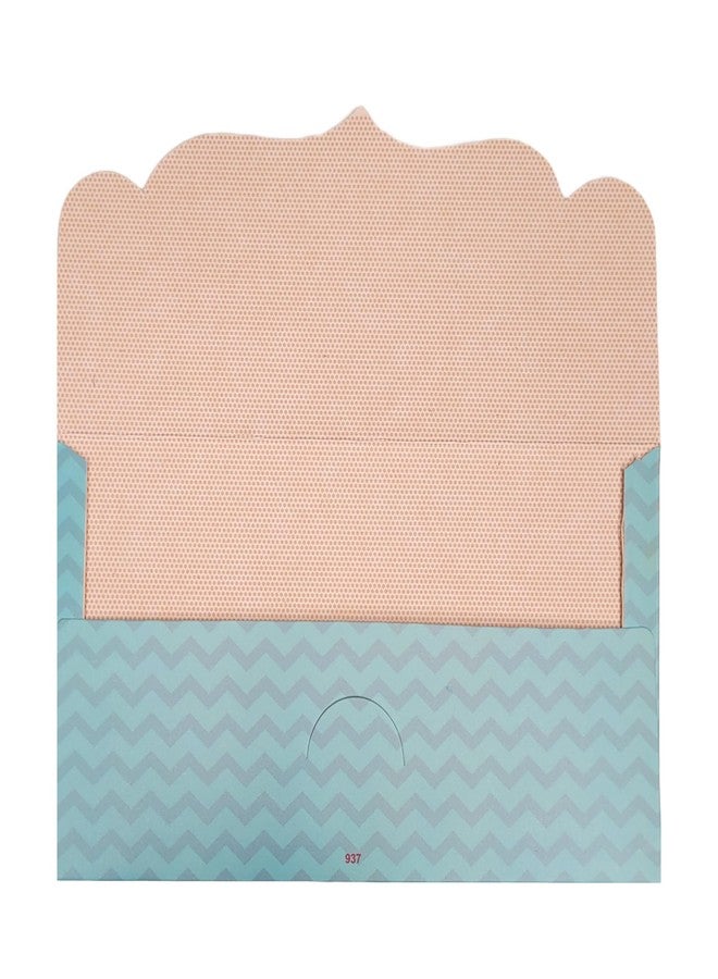 Fonsie cash shagun fancy design envelopes pack of 30 for gifting money on wedding gift, baby shower gift, shagun, family gatherings(Blue). - Image 3