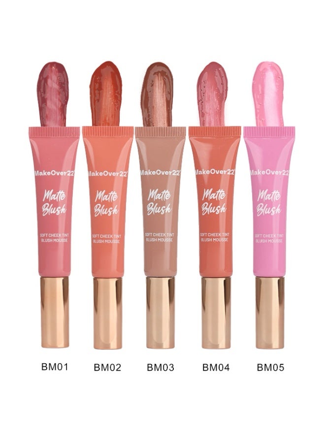 Makeover 22 MakeOver22 Liquid Matte Blush & Tint-Rosy Beam BM02 - Image 3