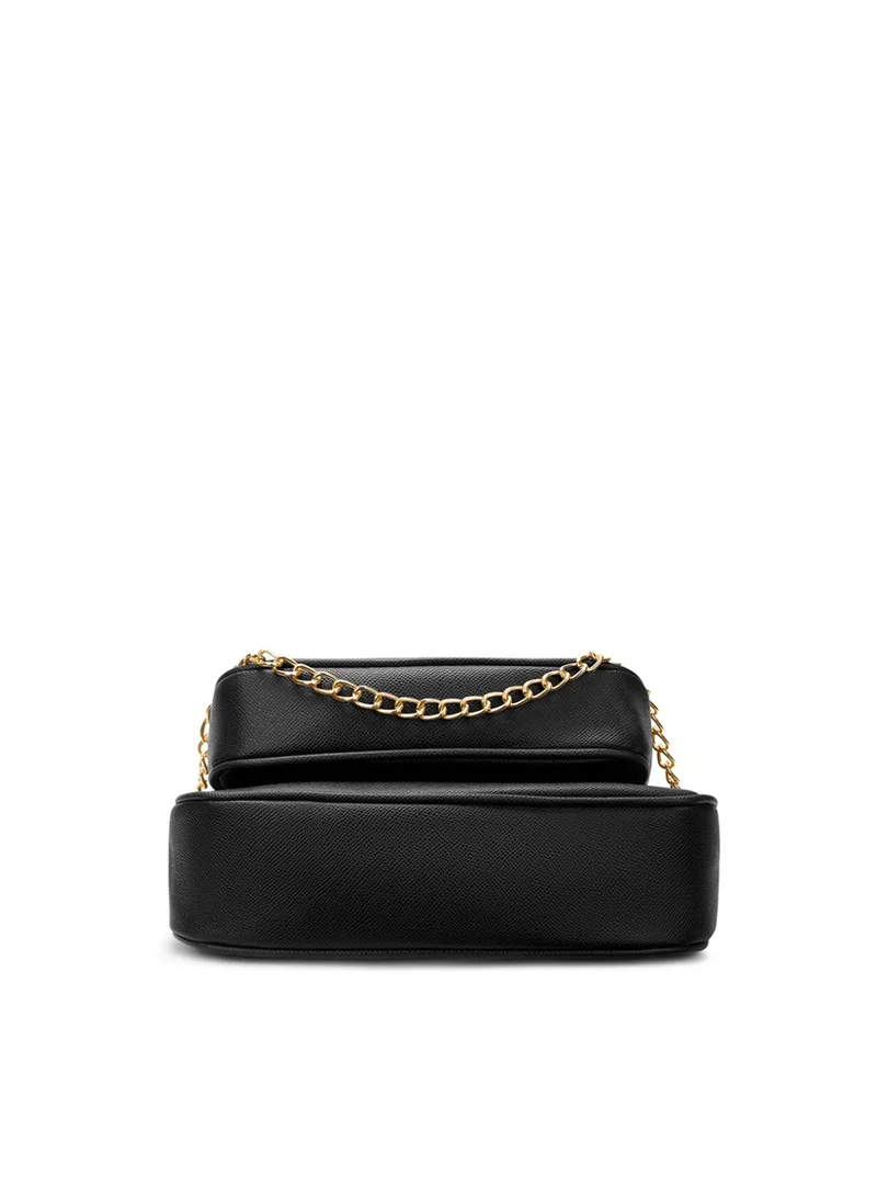 Lavie  Luxe Women's Duo Chunk 3 Piece Sling (Black) for Women | Best Price UAE
