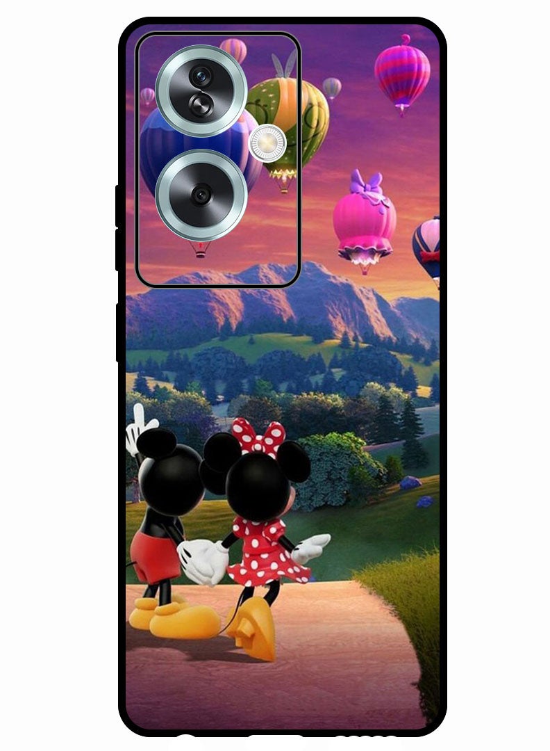 Theodor Protective Case Anti Scratch Shock Proof Bumper Cover For Oppo A79 5G Mickey Minnie - Image 1