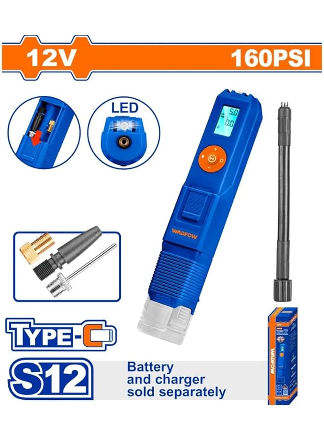 وادفو ضاغط هواء لاسلكي للسيارات Wln1512 - Image 2