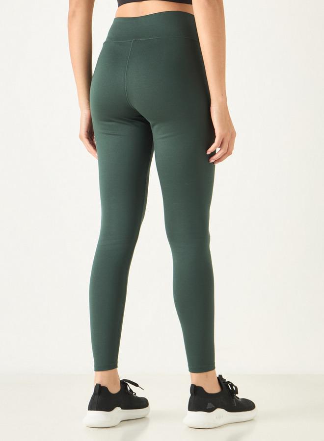 كابا بنطلون ليقنز بخصر مطاطي وتفاصيل شعار من كابا - Image 3