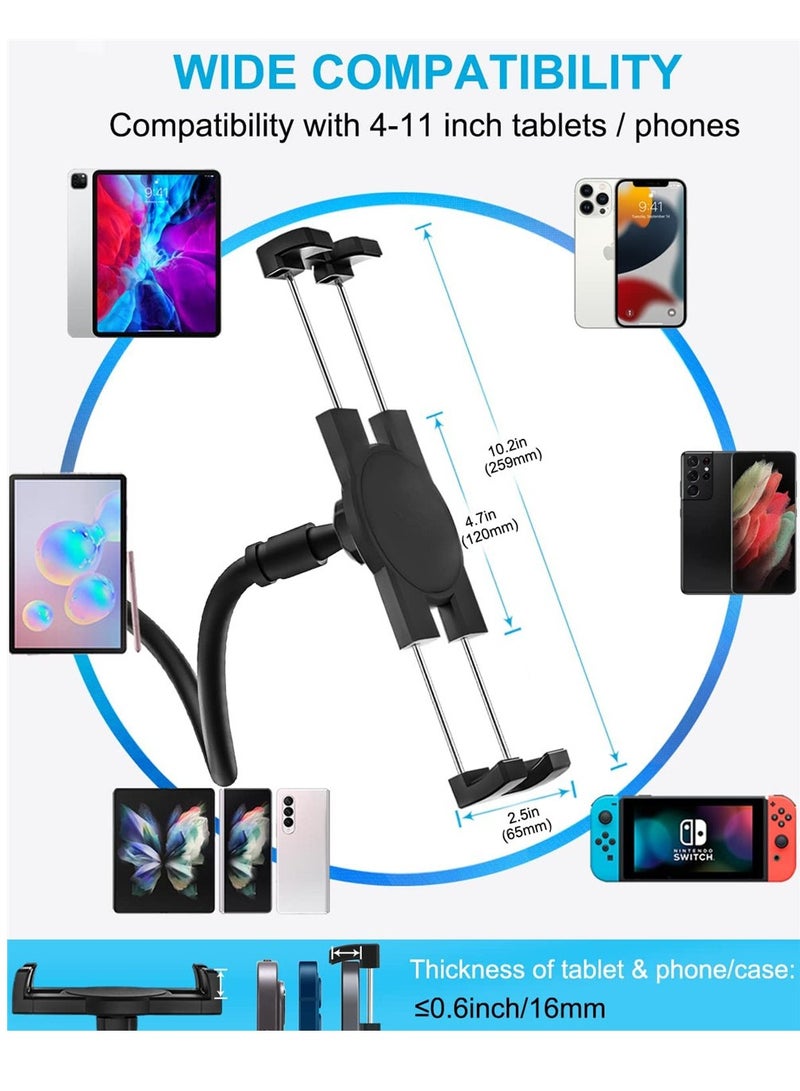 حامل حامل تابلت مرن طويل الذراع لجهاز iPad Air Pro Mini Galaxy Tab Xiaomi Lenovo Mount Bed Tablet هاتف حامل - Image 5